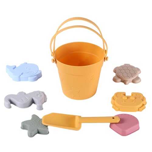 Sandspielzeug-Set für Sandspielzeuge – buntes Strandspielzeug für die Herstellung von Sandburgen | 8 Stück Travel Sandspielzeug, Backyard & Partyspiel, verbessert die Motorik Sandspielzeug-Set für Sandspielzeuge – buntes Strandspielzeug für die Herstellung von Sandburgen | 8 Stück Travel Sandspielzeug, Backyard & Partyspiel, verbessert die Motorik von Generic