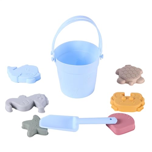 Sandspielzeug-Set für Sandspielzeuge – buntes Strandspielzeug für die Herstellung von Sandburgen | 8 Stück Travel Sandspielzeug, Backyard & Partyspiel, verbessert die Motorik Sandspielzeug-Set für Sandspielzeuge – buntes Strandspielzeug für die Herstellung von Sandburgen | 8 Stück Travel Sandspielzeug, Backyard & Partyspiel, verbessert die Motorik von Generic