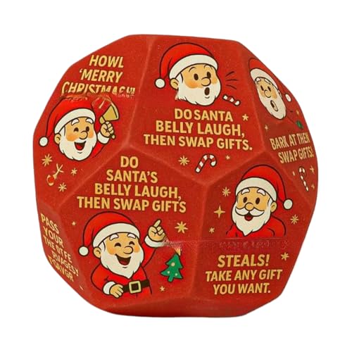 Santa Swap Dice Game - Festive Christmas Rolling Activity, Exchange Party Favor | Holiday Entertainment Set with Bright Dice, Engaging Seasonal Toy for Boys Girls Adults Family and Night Gathering Santa Swap Dice Game - Festive Christmas Rolling Activity, Exchange Party Favor | Holiday Entertainment Set with Bright Dice, Engaging Seasonal Toy for Boys Girls Adults Family and Night Gathering von Generic