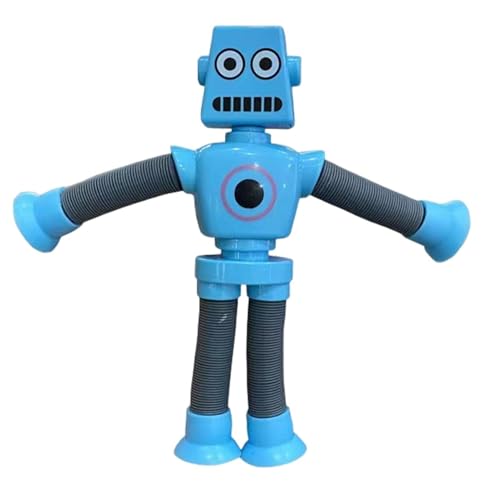Saugrohr-Spielzeug – Cartoon-Teleskoprohr für Kinder, Cartoon-Roboter-Spielzeug, LED-Licht mit Saugnapf Spielzeug für Jungen und Mädchen Saugrohr-Spielzeug – Cartoon-Teleskoprohr für Kinder, Cartoon-Roboter-Spielzeug, LED-Licht mit Saugnapf Spielzeug für Jungen und Mädchen von Generic