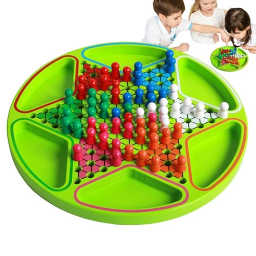 Schach-Damespiel, Schach-Damespiel, Schachspiel, Schachspiel, Brettspiele, Damespiel - Bürospiele mit bunten Perlen, Schachspiel aus Holz, Dame für Familienspielabend von Generic