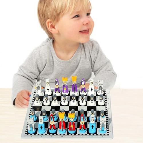 Schachbrett Set | Handgefertigte hölzerne Schach -Set - Reiset tragbare Schachspiel -Sets, frühe Bildungsbrettspiele für Kinder und Erwachsene ist es für Kinder leicht zu halten und zu arbeiten. Geeig Schachbrett Set | Handgefertigte hölzerne Schach -Set - Reiset tragbare Schachspiel -Sets, frühe Bildungsbrettspiele für Kinder und Erwachsene ist es für Kinder leicht zu halten und zu arbeiten. Geeig von Generic