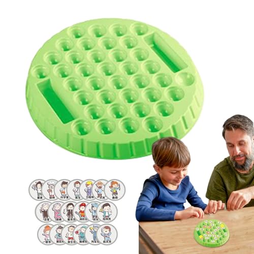 Schachbrett Tier, Tierschachbrett – Erinnerungen & Pairing-Spiel | Tragbares Reiseschachspiel, Lern- und Interaktives Spielzeug für Kinder für Mädchen oder Sammelspaß von Generic