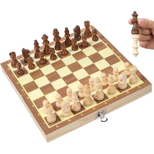Schachspiel, Schachspiel für | Interaktive Desktop-Schachspiele | Reise-Schachspielzeug, faltbares Schachbrett mit integrierter Aufbewahrung, Schachspiel für Weihnachten Geburtstag Schachspiel, Schachspiel für | Interaktive Desktop-Schachspiele | Reise-Schachspielzeug, faltbares Schachbrett mit integrierter Aufbewahrung, Schachspiel für Weihnachten Geburtstag von Generic