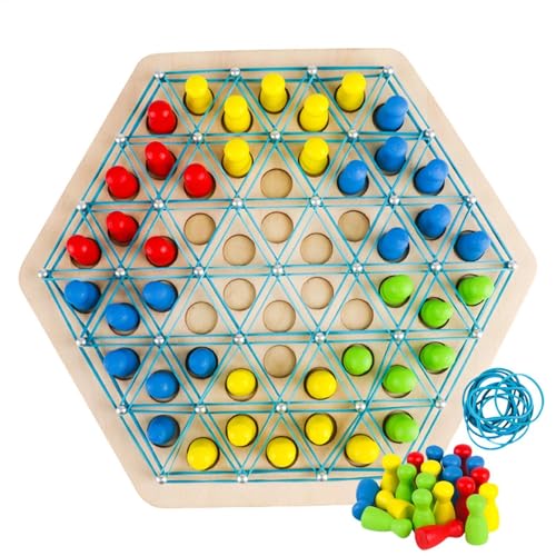 Schachspiel in Form eines Kettendreiecks, Triggerspiel, Gesellschaftsspiel mit elastischem – Schachspiel der strategischen Entwicklung für Erwachsene und Familie Schachspiel in Form eines Kettendreiecks, Triggerspiel, Gesellschaftsspiel mit elastischem – Schachspiel der strategischen Entwicklung für Erwachsene und Familie von Generic