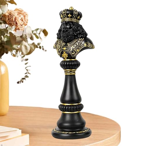 Schachstatue Als Dekorationsstück – Elegante Ritterskulptur, Schachbrettfigur Für Das Wohnzimmer, Einzigartige Kreative Schachskulptur Aus Kunstharz, Handgefertigte Schachstatuen Zum Ausstellen, Moder Schachstatue Als Dekorationsstück – Elegante Ritterskulptur, Schachbrettfigur Für Das Wohnzimmer, Einzigartige Kreative Schachskulptur Aus Kunstharz, Handgefertigte Schachstatuen Zum Ausstellen, Moder von Generic