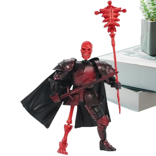 Schädel Actionfigur, Skelett-Actionfigur Spielzeug - Multiartikulär coole Designfigur - Figurinemodell, Desktop-Dekoration für Schlafzimmer Wohnzimmer Studie Schädel Actionfigur, Skelett-Actionfigur Spielzeug - Multiartikulär coole Designfigur - Figurinemodell, Desktop-Dekoration für Schlafzimmer Wohnzimmer Studie von Generic
