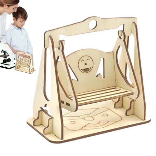 Schaukel aus Holz, Schaukelpuzzle aus Holz, Bastelset aus Holz für Teenager, 3D-Puzzle-Montage-Set Schaukel aus Holz, Schaukelpuzzle aus Holz, Bastelset aus Holz für Teenager, 3D-Puzzle-Montage-Set von Generic