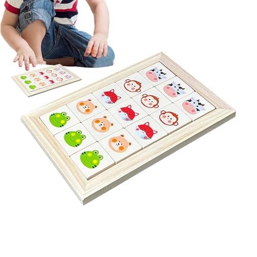 Schiebe-Puzzle-Brettspiel, Schiebe-Puzzlespiele für | Holzpuzzle-Spiele für Tiere, sortiertes Spielzeug, Logik-Puzzle, Spielblöcke, Lernspielzeug für Mädchen und gar Schiebe-Puzzle-Brettspiel, Schiebe-Puzzlespiele für | Holzpuzzle-Spiele für Tiere, sortiertes Spielzeug, Logik-Puzzle, Spielblöcke, Lernspielzeug für Mädchen und gar von Generic