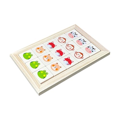 Schiebe-Puzzle-Spiele für Lernspielzeug aus Holz für Tiere, sortiertes Spielzeug | Logik-Spiel, Puzzlespiel, Vorschul-Lernspielzeug für Mädchen Schiebe-Puzzle-Spiele für Lernspielzeug aus Holz für Tiere, sortiertes Spielzeug | Logik-Spiel, Puzzlespiel, Vorschul-Lernspielzeug für Mädchen von Generic