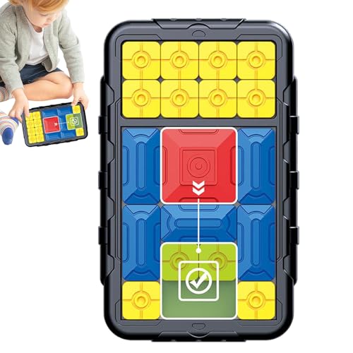 Schiebepuzzle Spiel | Pädagogisches Puzzle Brett - Mehrfunktionales Schiebespiel Mit Über Fünfhundert Herausforderungen Zum Gehirntraining Für Reisen Familienfeiern Und Partys von Generic