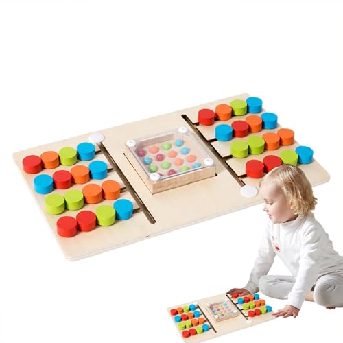 Schiebepuzzle aus Holz, Schiebepuzzle für – Logik-Brettspiel Brain Teasers – lustiges Schiebepuzzle, ausgewogenes Bewegungsbrett, Reisespielzeug für Mädchen und Schiebepuzzle aus Holz, Schiebepuzzle für – Logik-Brettspiel Brain Teasers – lustiges Schiebepuzzle, ausgewogenes Bewegungsbrett, Reisespielzeug für Mädchen und von Generic