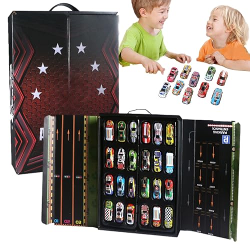 Schießauto für , 24-teiliges Spielzeugauto zum Schießen – Spielzeugauto – realistische Spielzeuge, kleine Geschenktasche für von Generic
