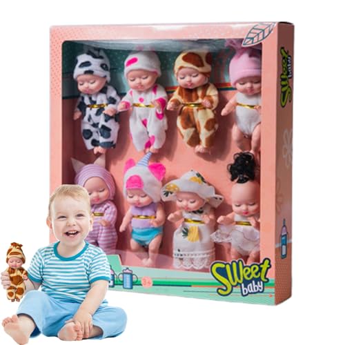 Schlafende Puppen-Set, Reborn-Puppen, realistisches Puppenspielzeug, schlafende Neugeborene Puppen, realistische Babypuppe, weiche Reborn-Puppen-Set für Kinder von 3 Jahren Schlafende Puppen-Set, Reborn-Puppen, realistisches Puppenspielzeug, schlafende Neugeborene Puppen, realistische Babypuppe, weiche Reborn-Puppen-Set für Kinder von 3 Jahren von Generic