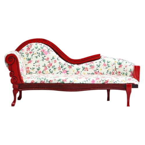 Schlafzimmer Liege Bett Miniatur Möbel Modell Puppenhäuser Zubehör Realistische Blumen Blatt Spielset 1:12 Schlafzimmer Liege Bett Miniatur Möbel Modell Puppenhäuser Zubehör Realistische Blumen Blatt Spielset 1:12 von Generic