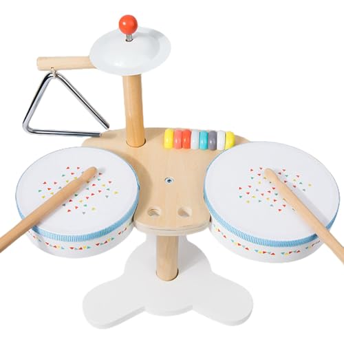 Schlagzeugsets für Kinder von 2-5 Jahren, Musikspielzeug für Kinder von 1-3 Jahren, multifunktionaler Akku für Kinder, Musikspielzeug für Babys, Trommel für Kleinkinder, Trommeln für Mädchen Schlagzeugsets für Kinder von 2-5 Jahren, Musikspielzeug für Kinder von 1-3 Jahren, multifunktionaler Akku für Kinder, Musikspielzeug für Babys, Trommel für Kleinkinder, Trommeln für Mädchen von Generic