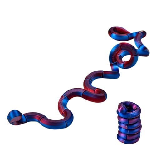 Schlangen-Fidget-Spielzeug – Sensorisches Fidget-Spielzeug | Bewegliches Schlangenspielzeug, Bewegliches Gelenkspielzeug Für Kinder, Tragbares Sinnesspielzeug, Lustiges Tierspielzeug Zum Lernen, Strei Schlangen-Fidget-Spielzeug – Sensorisches Fidget-Spielzeug | Bewegliches Schlangenspielzeug, Bewegliches Gelenkspielzeug Für Kinder, Tragbares Sinnesspielzeug, Lustiges Tierspielzeug Zum Lernen, Strei von Generic