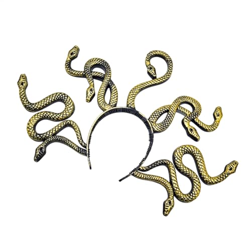 Schlangen-Kopfschmuck-Kostüm – Cosplay-Kopfschmuck, Party-Kopfschmuck, Schlangen-Stirnband, Schlangen-Stirnband-Kopfschmuck | Cosplay Kopfschmuck Haarschmuck, Halloween Kostüm Kopfschmuck Zubehör Für Schlangen-Kopfschmuck-Kostüm – Cosplay-Kopfschmuck, Party-Kopfschmuck, Schlangen-Stirnband, Schlangen-Stirnband-Kopfschmuck | Cosplay Kopfschmuck Haarschmuck, Halloween Kostüm Kopfschmuck Zubehör Für von Generic