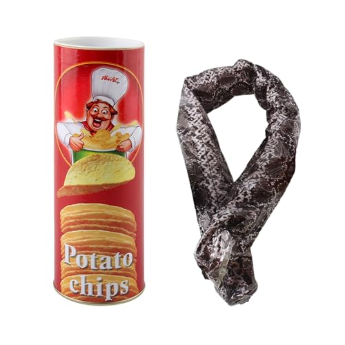 Schlangen in Einer, Aprilscherze - Kreative Kartoffelchip-Snacks können Streiche Spielen - Urkomische Halloween-Witzspielzeuge, Gag-Can-Streiche, springendes Frühlingsspielzeug für Halloween-Partyges von Generic