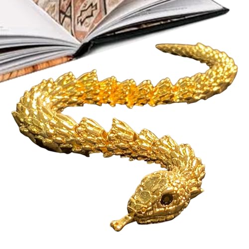 Schlangendekorationen, Gelenkschlange, Actionfiguren, Fidget Toy Schlange, -Statue, kleine chinesische Schlange, Heimdekoration, Executive Office Spielzeug für Erwachsene von Generic