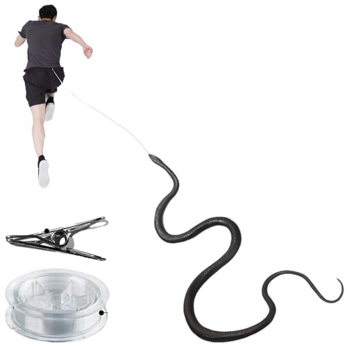 Schlangenscherz an einem Seil: Schlangenscherz mit Seil, Schlangenscherz mit Clip, kompliziertes Schlangensimulationsspielzeug, praktische Streiche, Schlangenscherz mit Seilclip, S Schlangenscherz an einem Seil: Schlangenscherz mit Seil, Schlangenscherz mit Clip, kompliziertes Schlangensimulationsspielzeug, praktische Streiche, Schlangenscherz mit Seilclip, S von Generic
