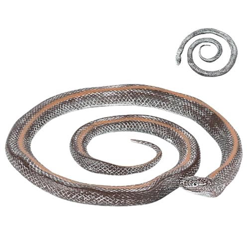 Schlangenspielzeug für Kinder, Schlangenfiguren - Realistische Reptilienschlangenfigur | Stressabbau Gag Toy, Halloween -Streichprops, Tiertrickdekor für Erwachsene & Kinder Schlangenspielzeug für Kinder, Schlangenfiguren - Realistische Reptilienschlangenfigur | Stressabbau Gag Toy, Halloween -Streichprops, Tiertrickdekor für Erwachsene & Kinder von Generic