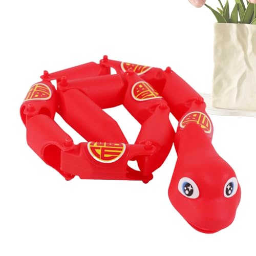 Schlangenspielzeug mit mehreren Gelenken, Schlangen-Fidget-Spielzeug | Niedliche Schlange mit mehreren Dichtungen für einen Streich | Sammelfigur für Kindheit Gag Lustiger für Erwachsene und für von Generic