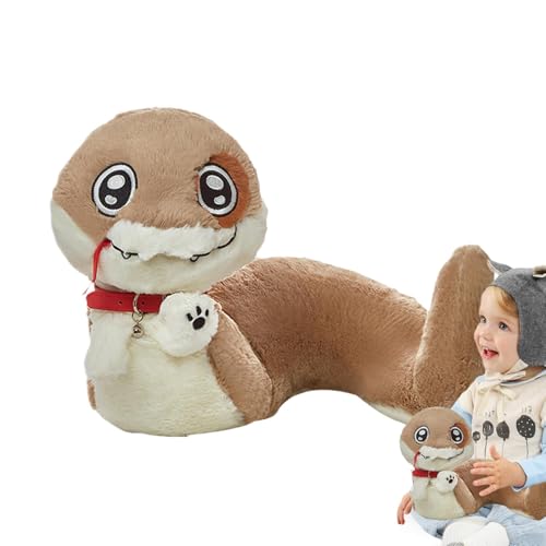 Schlangenwelpe Stofftier Süßes Stofftier - Schöne Hundeschlange weiche Puppe | Heimdekoration Kuscheltier Puppe für und Mädchen, Kissen zum Valentinstag von Generic