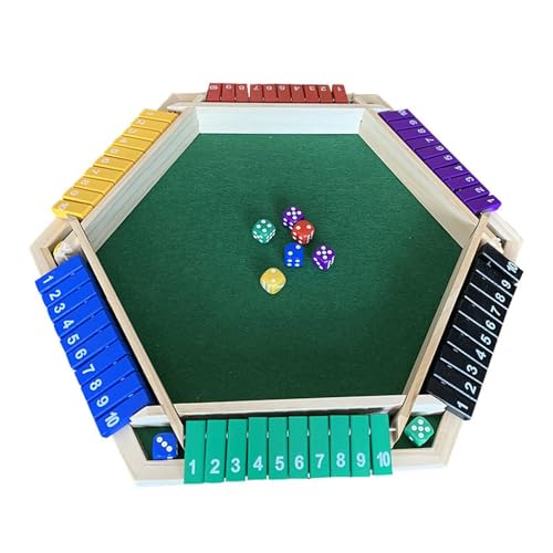 Schließen Sie die Tür – Klassisches Spiel zum Schließen der Box | Digitales Spielspielzeug aus Acryl, Brettspiele und Holzwürfel, perfekt für Aktivitäten im Klassenzimmer, Familienfeiern und von Generic