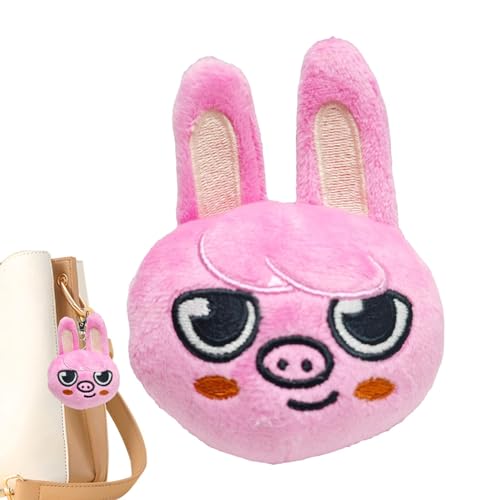 Schlüsselanhänger Plüsch, Anime Figurine Schlüsselanhänger | Plushie Schlüsselanhänger Anime Ornamente - Niedliche Plüsch-Lock, Schlüsselanhänger mit Cartoon-Figur, für Autodekoration, #7, se von Generic