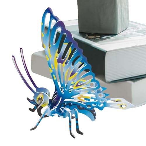 Schmetterlingspuzzle für Kinder, Tierpuzzle, Schmetterlingspuzzle, einzigartige Form, Geburtstag für Freunde, interessante Dekoration von Generic