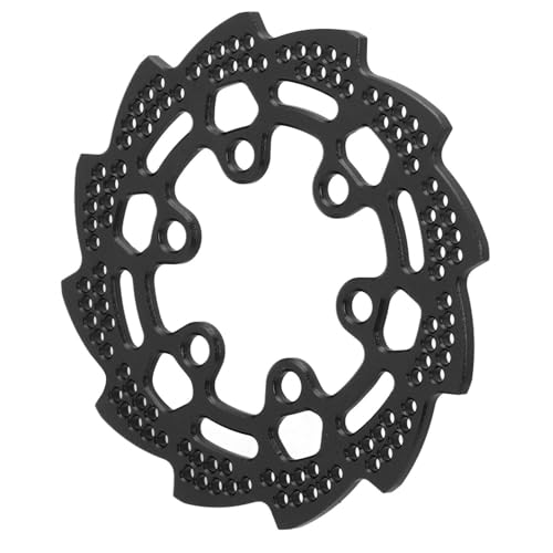 Schmutz Fahrrad Bremsscheibe hinten, RC Motorrad Bremsscheibe Hinten Rotor Verschleißfest Einfache Installation Elegant Für Elektrisches Motorrad (BLACK) von Generic