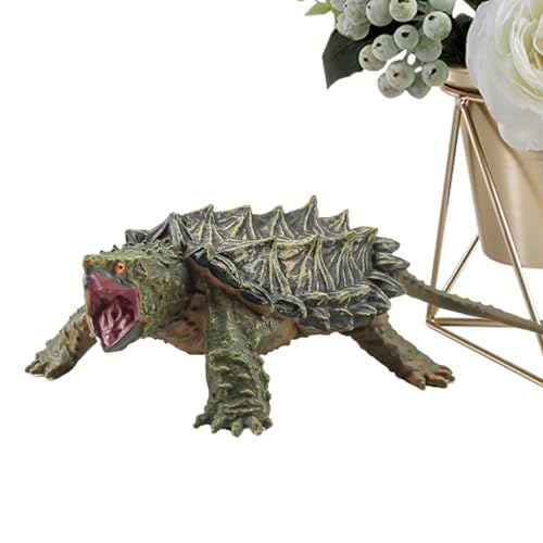 Schnappschildkröte, Schildkröte Figur | Süßwasserschildkrötenmodellschildkröten -Figuren | Reptilien -Tiersammlung, Heimdekoration für Tischregal, Bildungsspielzeug für Mädchen Schnappschildkröte, Schildkröte Figur | Süßwasserschildkrötenmodellschildkröten -Figuren | Reptilien -Tiersammlung, Heimdekoration für Tischregal, Bildungsspielzeug für Mädchen von Generic