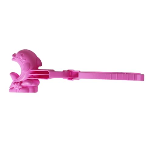 Schneeball Maker Mold, Schneeball Maker Tool | Delphin Form Schneemacher Spielzeug | Winterschneespielzeug für draußen, Schneeballclip, buntes süßes Outdoor-Schneespielzeug-Set von Generic