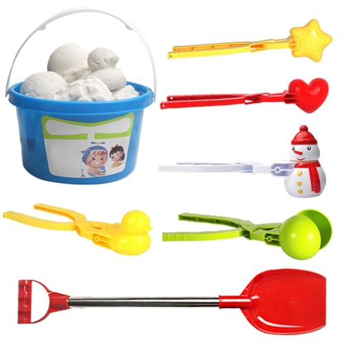 Schneeballmacher,Schneeballmacher für Kinder | Kleines Winter-Schneespielzeug - Schneeballschlacht, Sandspielzeug für Kinder, Schneeball-Clip-Set, Outdoor-Schneeschimmel für Kinder im Winter im Freien Schneeballmacher,Schneeballmacher für Kinder | Kleines Winter-Schneespielzeug - Schneeballschlacht, Sandspielzeug für Kinder, Schneeball-Clip-Set, Outdoor-Schneeschimmel für Kinder im Winter im Freien von Generic