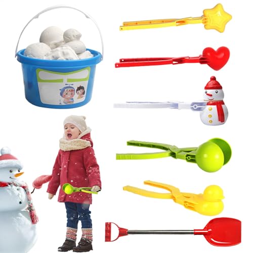 Schneespielzeug für Kinder,Schneeformen | Kleines Schneeball-Winterspielzeug - Schneeform für den Außenbereich, Schneeball-Kampfspielzeug, Sandformwerkzeuge für Winteraktivitäten im Innen- und Außenbe Schneespielzeug für Kinder,Schneeformen | Kleines Schneeball-Winterspielzeug - Schneeform für den Außenbereich, Schneeball-Kampfspielzeug, Sandformwerkzeuge für Winteraktivitäten im Innen- und Außenbe von Generic