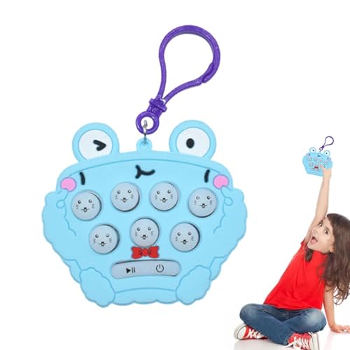 Schneller Schub, Pop Spiel mit Schnelldruck | Lernspiel für schnelle Presse, Fidget Spielzeug in Froschform, tragbares Pop-Spielzeug zur Verbesserung der Hand-Augen-Koordination Schneller Schub, Pop Spiel mit Schnelldruck | Lernspiel für schnelle Presse, Fidget Spielzeug in Froschform, tragbares Pop-Spielzeug zur Verbesserung der Hand-Augen-Koordination von Generic