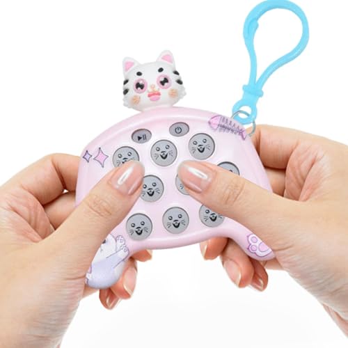 Schnelles Schiebespiel, Pop Fidget Spiel, Taschenanhänger mit Pop Bubble Up Spielzeug für Kinder | elektronische Dekoration für Spiele Bubble Pop für Kinderrucksack von Generic