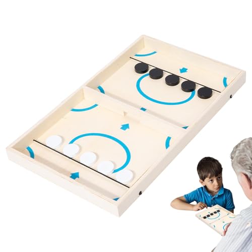 Schnelles -Spiel, Hockey-Brettspiel | Gewinner Brettspiel-Hockey-Spielzeug aus Holz – schnelles Familienabendspiel für , , Mädchen, , Familie Schnelles -Spiel, Hockey-Brettspiel | Gewinner Brettspiel-Hockey-Spielzeug aus Holz – schnelles Familienabendspiel für , , Mädchen, , Familie von Generic