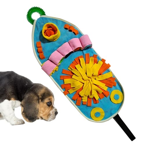 Schnüffelmatte für Hunde, interaktives Hunde-Puzzlespielzeug in Skateboard-Form, Puzzle-Spielzeug zum Füttern von Hunden, Schnüffelunterlage für Welpen, geeignet für mehrere Rassen, fördert natürliche von Generic