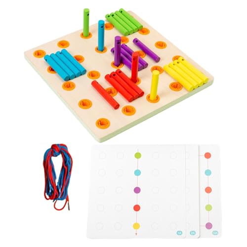 Schnürbrett Aus – Spielzeug Für Die Feinmotorik – Schnürbrett Aus Für Kinder, Niedliches Früherziehungsspielzeug, Lustiges Sinnesspielzeug Für Zuhause, Garten von Generic