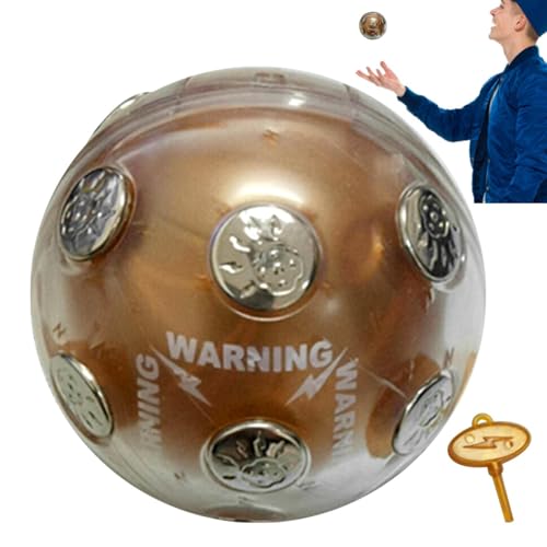 Schockierendes Kugelspiel - Elektrisches Heißes Kartoffelscherzspielzeug, Relais-Schockkugel Timer | Party Challenge Ball For Boys Girls Teens, Fun Jolt Trick Sphere Game für Geburtstage, Spiel I von Generic