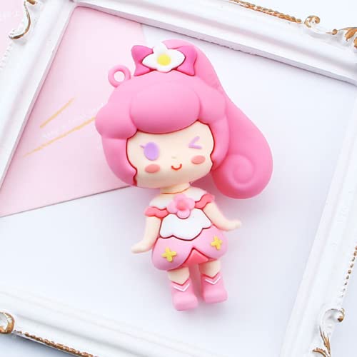 Schöne Puppe, PVC, Schmuckzubehör, DIY, cremefarbener Kleber, Handyhülle (Stil 9) von Generic