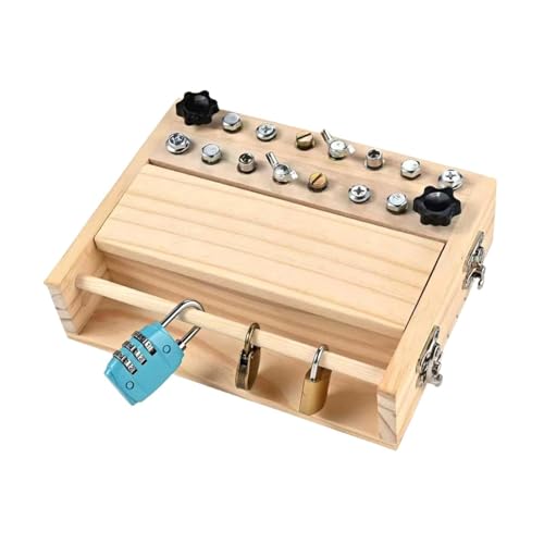 Schraubendreher-Brett-Set, sensorisches Spielzeug, pädagogisches Werkzeug-Set für, für 2 3 4 5 Jahre alte Jungen und Mädchen Schraubendreher-Brett-Set, sensorisches Spielzeug, pädagogisches Werkzeug-Set für, für 2 3 4 5 Jahre alte Jungen und Mädchen von Generic