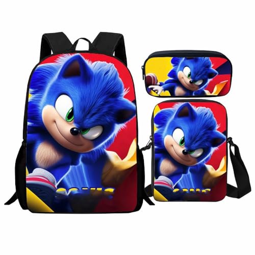 Schüler Schultasche Set, Cartoon Rucksack geeignet für Grund- und Sekundarschüler(F) von Generic