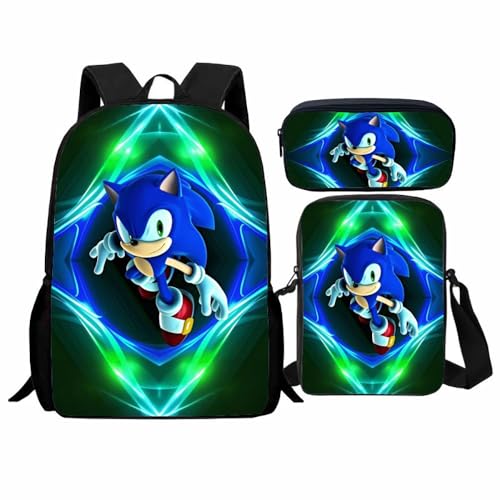 Schüler Schultasche Set, Cartoon Rucksack geeignet für Grund- und Sekundarschüler(I) von Generic