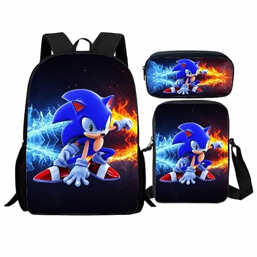 Schüler Schultasche Set, Cartoon Rucksack geeignet für Grund- und Sekundarschüler(J) von Generic