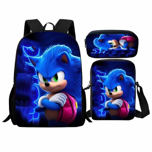Schüler Schultasche Set, Cartoon Rucksack geeignet für Grund- und Sekundarschüler(P) von Generic
