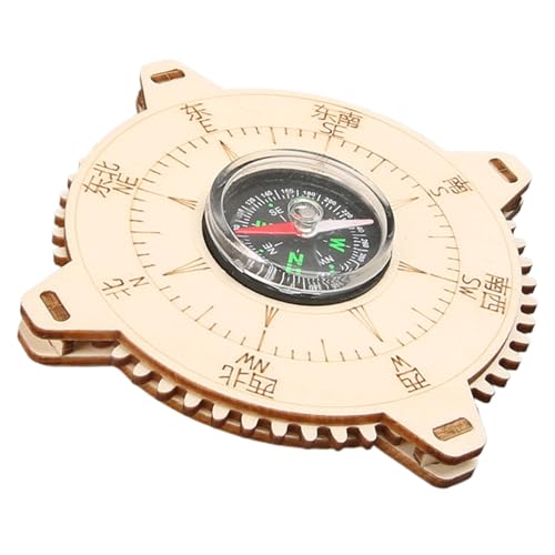 Schülerkompass - Holzmathematikwerkzeug, Bildungsschützer | Praktisches Klassenzimmermessungsinstrument, Tragbare Navigationsunterrichtsressource Für Wissenschaftliche Praxis Für Kinderlernaktivitäten von Generic