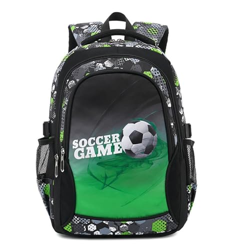 Schultasche für Jungen, Trendiger und schmutzfester Rucksack für Grundschulschüler(A,M(28 * 20 * 42cm)) von Generic